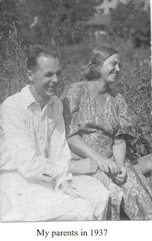Marina's parents in 1937