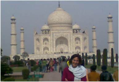 Marina at the Taj Mahal